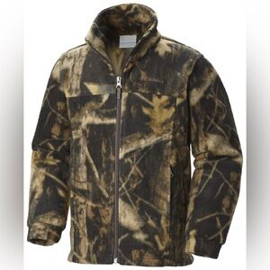 Columbia Kids Camouflage Fleece Jacket